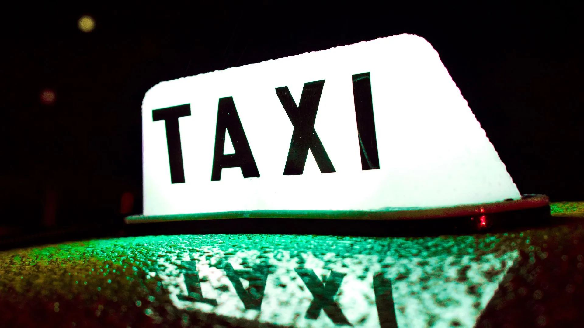 a night time taxi