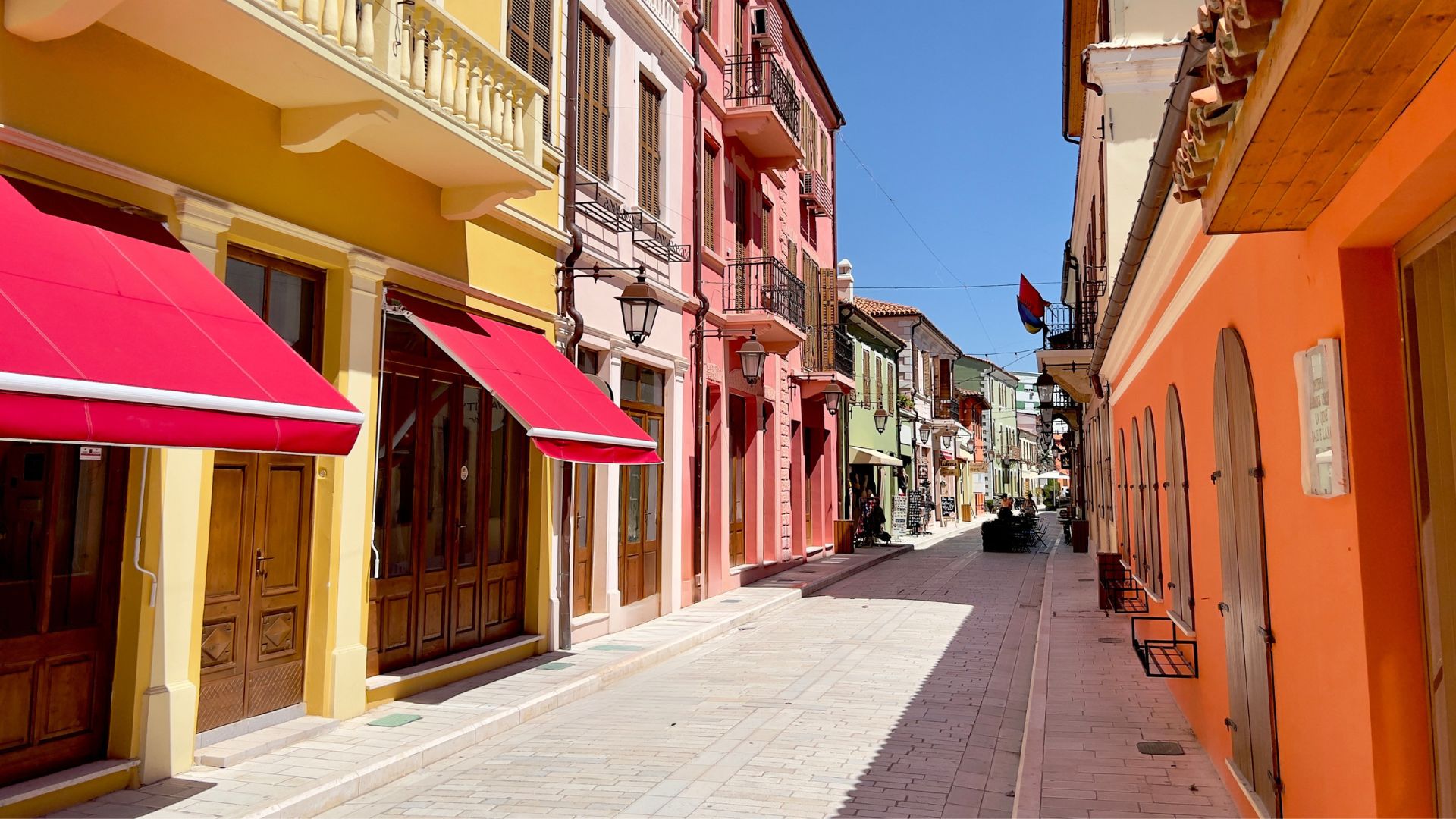 Vlore city of Albania