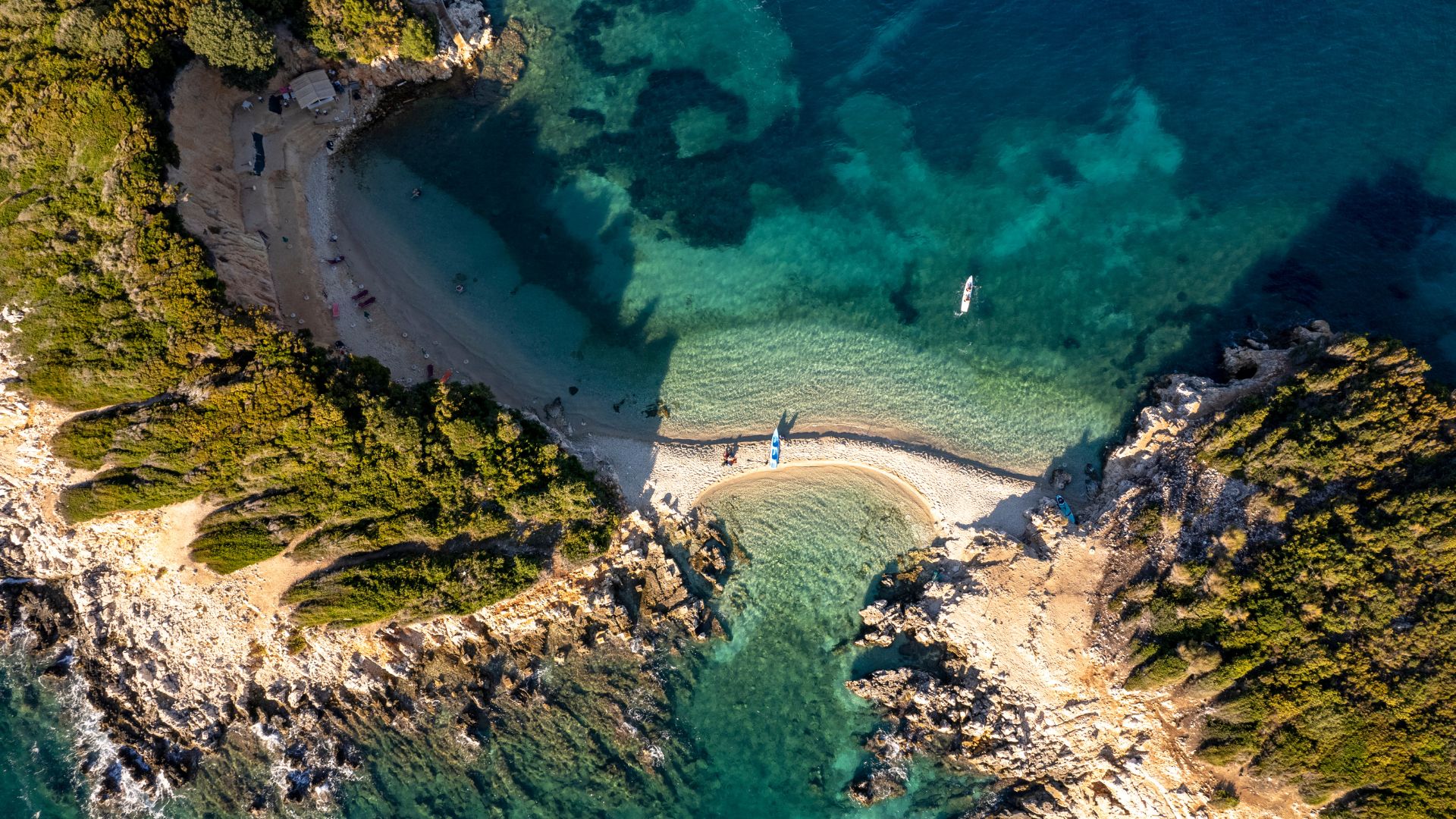albanian riviera panoramic view