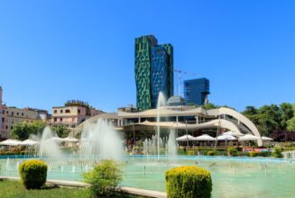 visiting tirana park