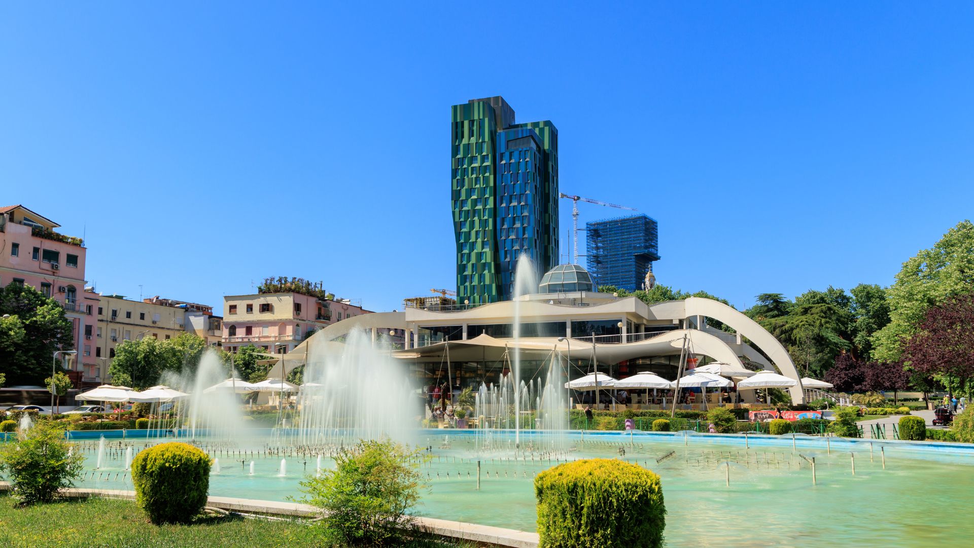 visiting tirana park